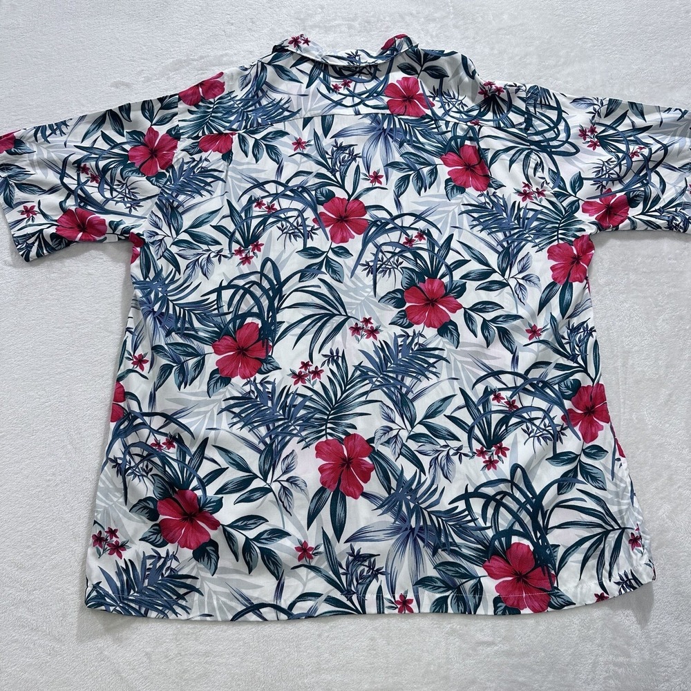 Aloha Hut Hawaiian Shirt Mens XL Palm Tree Button Up Short Sleeve - Picture 9 of 9